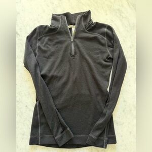 Women’s Smartwool Classic Thermal Merino Base Layer 1/4 Zip ⭐️flaws